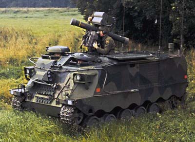 Самоходный ЗРК Lvrbv 701 (Швеция)